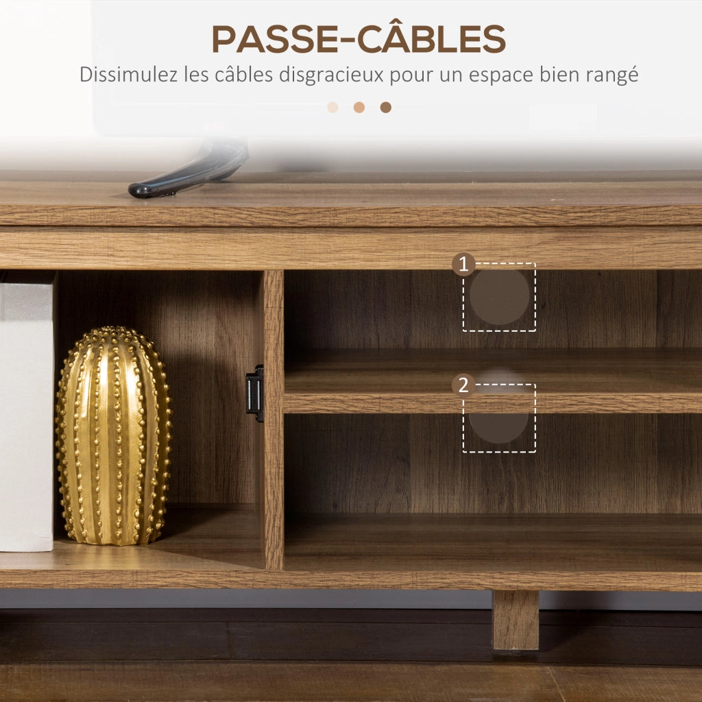 Mobile TV Design Industriale ¨C Zephmum ¨C Nero, Metallo, 110 cm