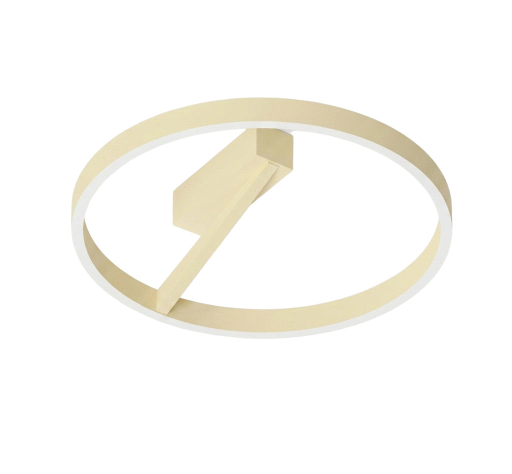 Plafoniera LED Criseide P/G - 60W 3100lm 3000K dimmerabile taglio di fase in alluminio finitura New Beige - Gealux