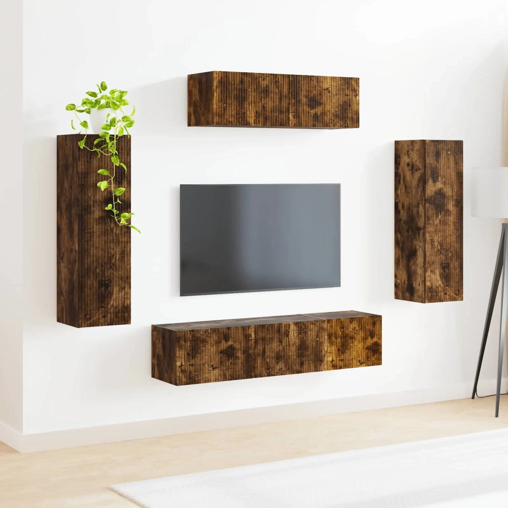 Mobile TV 5 pcs Rovere fumé