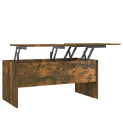 Tavolino salotto | Tavolino da caff¨¨ | Tavolino da Soggiorno Rovere Fumo 102x50,5x46,5 cm Legno Multistrato
