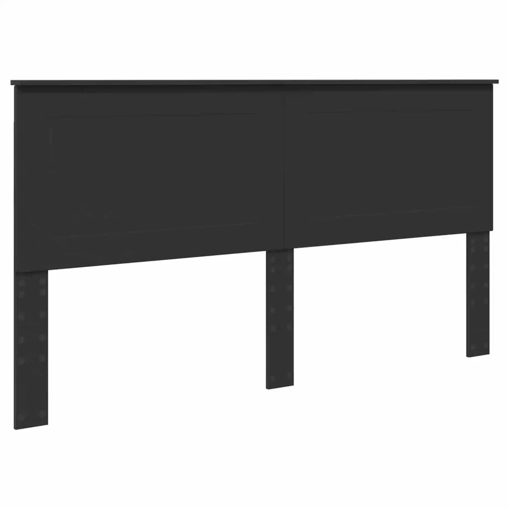 Struttura del letto Nero 200 x 200 cm Legno Ingegnerizzato