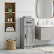 Mobiletto da Bagno UTRECHT Sonoma grigio 30 x 31 x 77 cm 897711