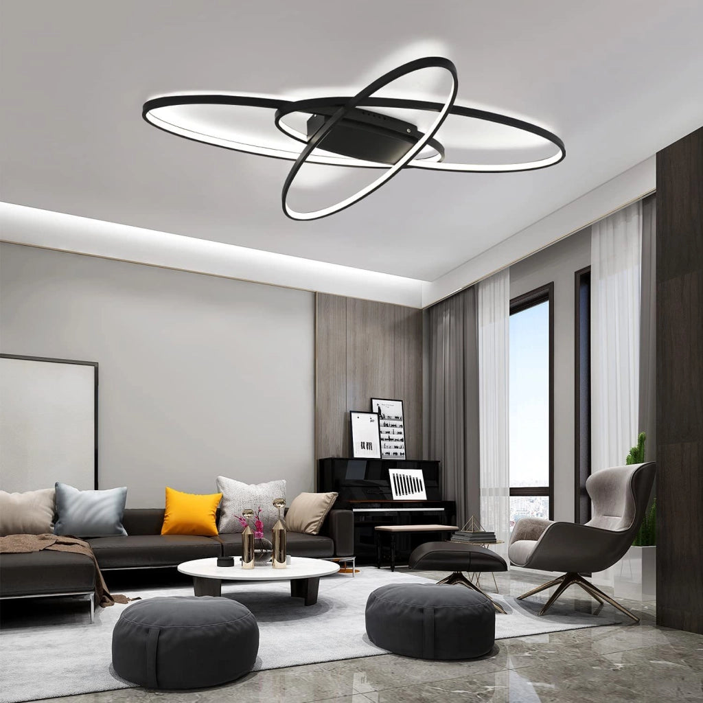 ZMH Lampada da soffitto plafoniera LED dimmerabile telecomando moderna per soggiorno corridoio