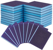 Set di spugnette per raschiare 18 pezzi - Professionale colore blu scuro - Auto pulente - Adatto per legno/ metallo/ lamiera - Materiali di alta qualità - Dimensioni 12 x 9,8 x 1,2 cm - Blocchi raschianti