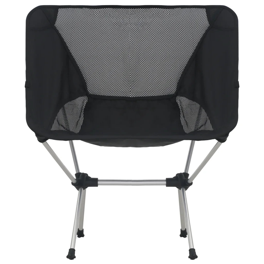 Sedie Pieghevoli da Campeggio e Borsa 2pz 54x50x65cm Alluminio 47797