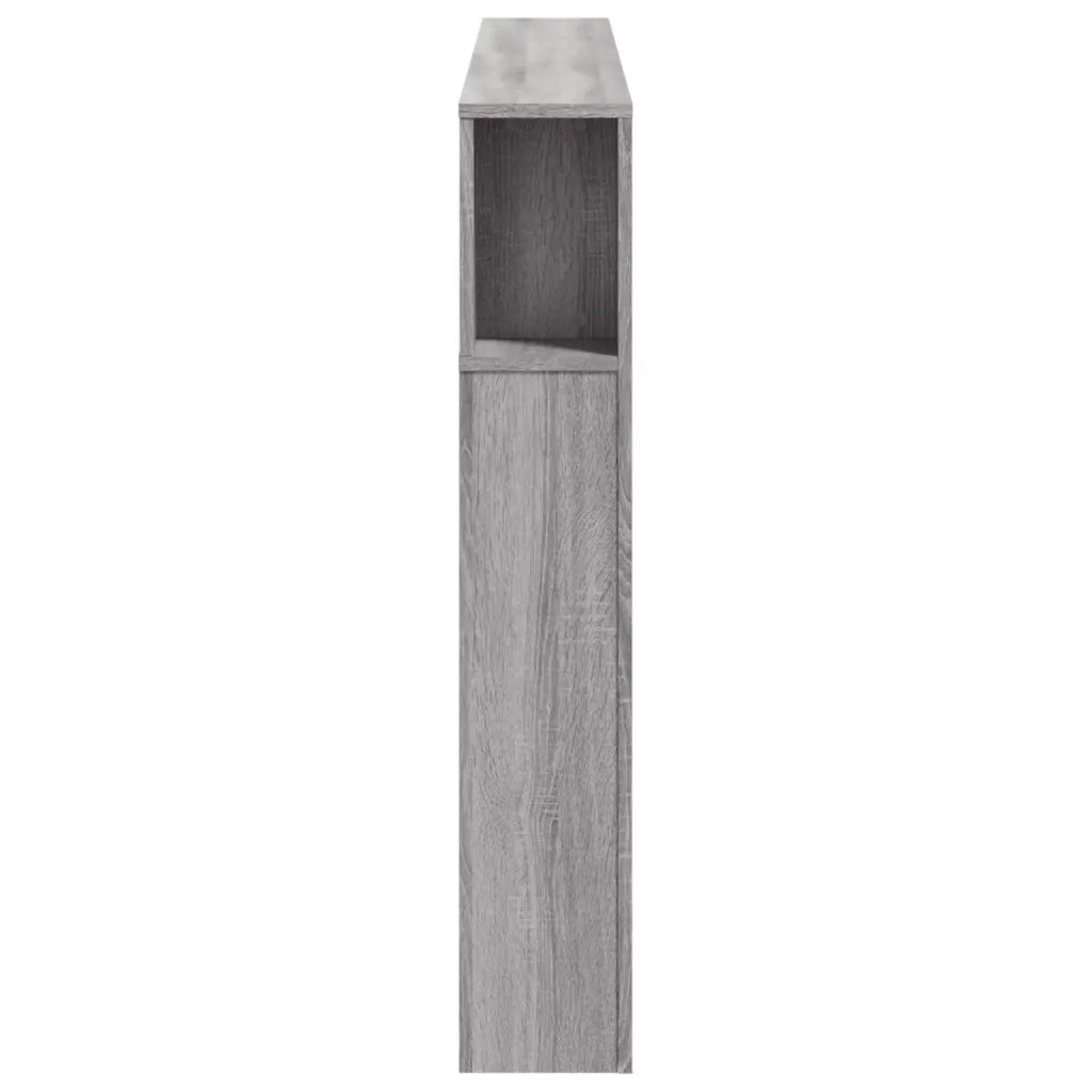Testiera | Testata LED Grigio Sonoma 160x18,5x103,5 cm Legno Multistrato