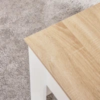 Tavolino con piano sollevabile, tavolino da soggiorno con spazio di archiviazione nascosto, stile moderno, per soggiorno, ufficio, 100x50x45cm, bianco