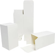 Dozzina di carta Kraft da 50 pezzi - Dozzina rettangolare - Dozzina di regalo con coperchio - Facile da montare - 100% riciclabile - Carattere rustico accattivante