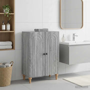 Mobiletto da Bagno ALKMAAR Sonoma grigio 59,5 x 31 x 80 cm 896181