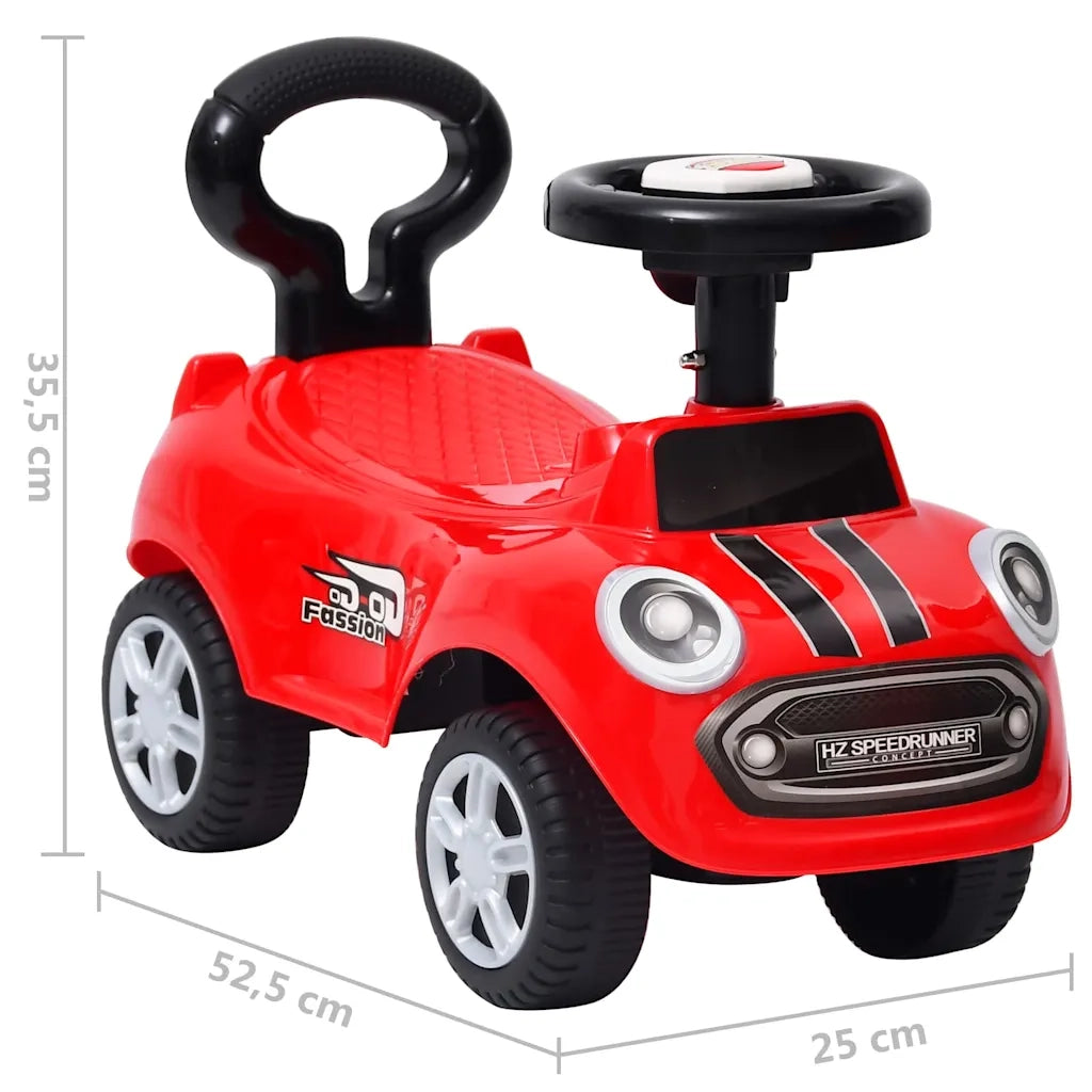 Auto Cavalcabile per Bambini Rossa CFW7370221