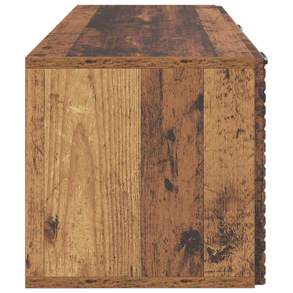 Mobile Porta TV da Muro Legno antico 78,5 x 31 x 30 cm