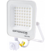 Proiettore led smd con sensore bianco 30 watt impermeabile ip65 2700 lumen