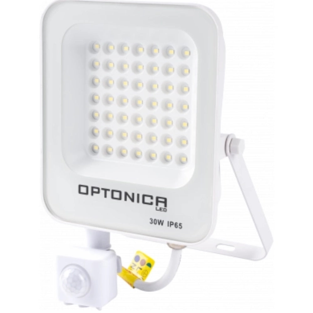 Proiettore led smd con sensore bianco 30 watt impermeabile ip65 2700 lumen