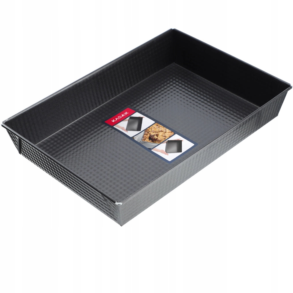 Teglia rettangolare antiaderente per torte KADAX 36x25x6