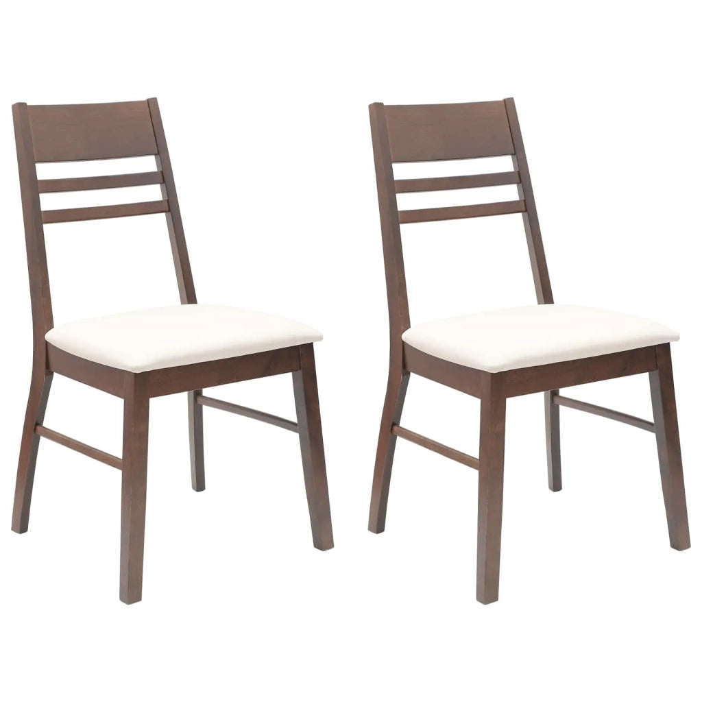 Sedie da pranzo 2 pcs Marrone Chiaro 43 x 54 x 89 cm 42020438