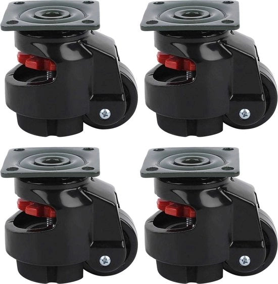 Nivellamento Caster GD - 40F Ruote Industriali Pesanti per Livellamento di Tavoli Mobili - Alta Qualità
