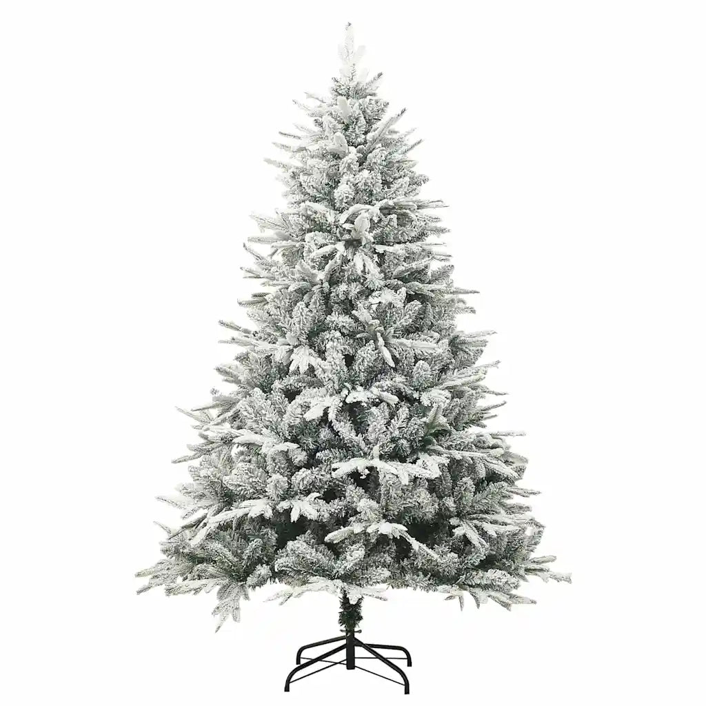 Albero di Natale Artificiale Pre-illuminato con Set di Palline