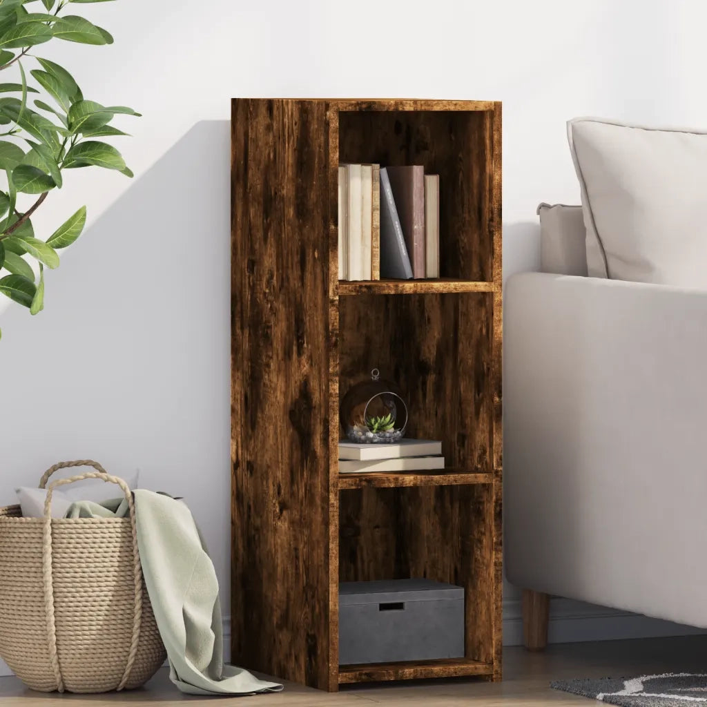 vidaXL Credenza Rovere Fumo 30x41x93 cm in Legno Multistrato