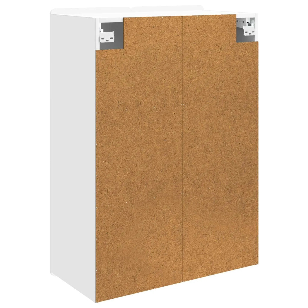 Mobiletto a muro Bianco 66 x 34,5 x 92 cm Legno ingegnerizzato 898225