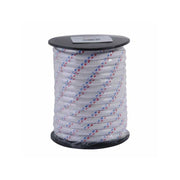 Treccia Pp mm 4 m 30 Bianca Fili Blu/Rossi