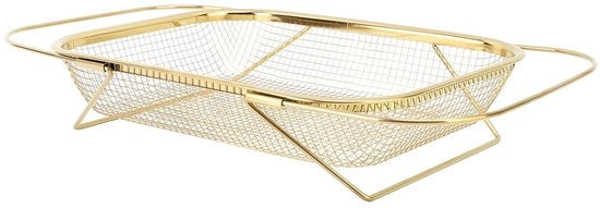 Zef per verdura e frutta in acciaio inossidabile 45 cm - Set di zangole con maniglie retrattili