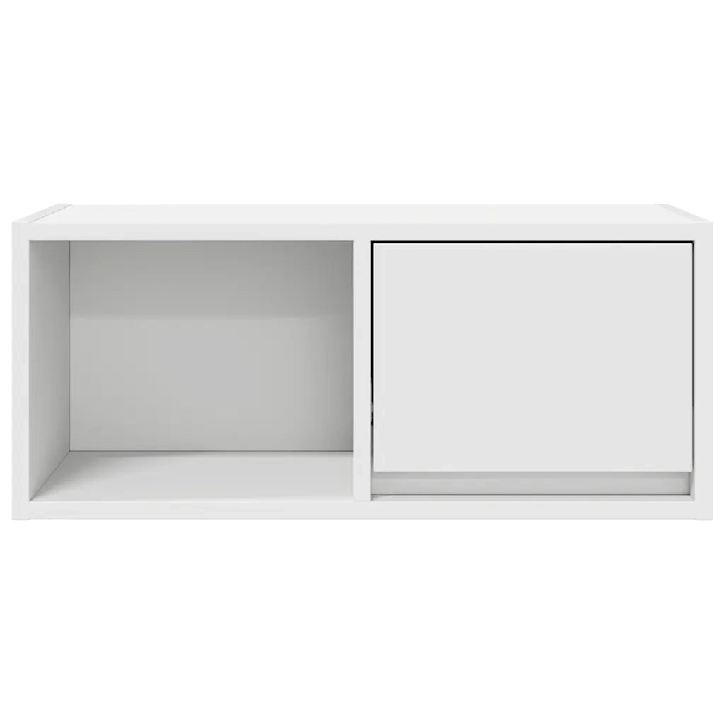 Mobile Porta TV Bianco 60x31x25,5 cm in Legno Multistrato 861436