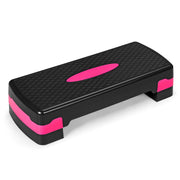 Step 66,5 cm per allenamento aerobico con rialzo e superficie antiscivolo, Step per casa palestra e ufficio
