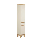 Colonna da bagno ERMANO - 2 porte e 1 cassetto - colori cachemire e quercia