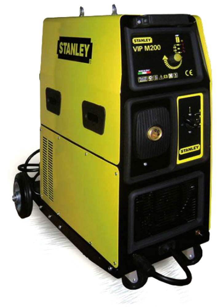 Saldatrice a MIG MAG MOG Semi-Professionale con o Senza Gas Stanley Vip M200