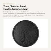 Piatto di servizio in legno rotondo 30cm - Piatto di servizio antiscivolo - Piatto di servizio in legno nero - Piatti di servizio - Facile da pulire - Piatti di servizio con supporto centrale 

 Modello: 
 Dimensioni: 30cm 
 Materiale: Legno