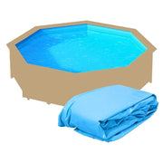 Liner Di Ricambio Per Piscina In Legno Ottagonale -  5,05 H 1,20 M Azzurro - Spessore 0,50 Mm Colore: Azzurro, Dimensione piscina: Ø 5.05 m