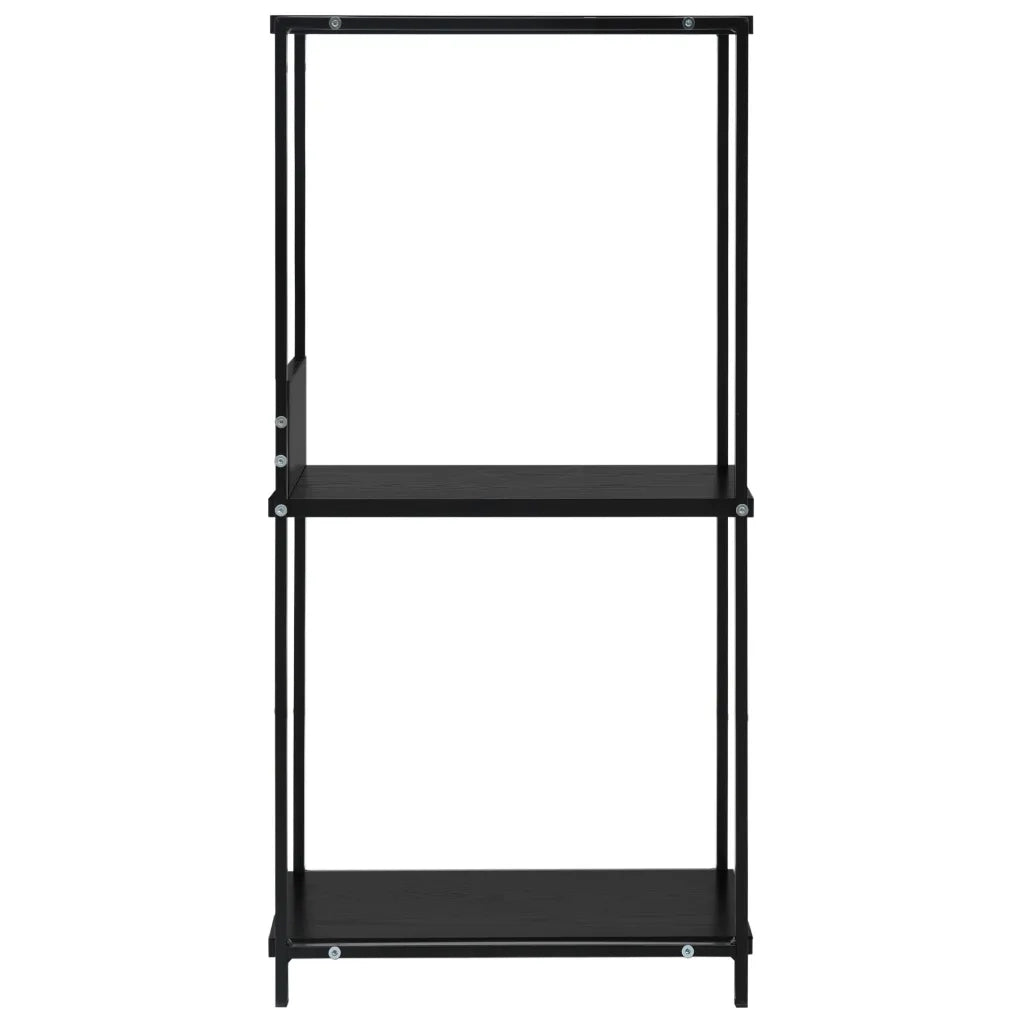 Libreria Dritta Piccola Nera 33,5x39,6x79,7 cm in Truciolato cod mxl 7298