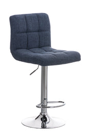 Sgabello Peru Stoffa blu
