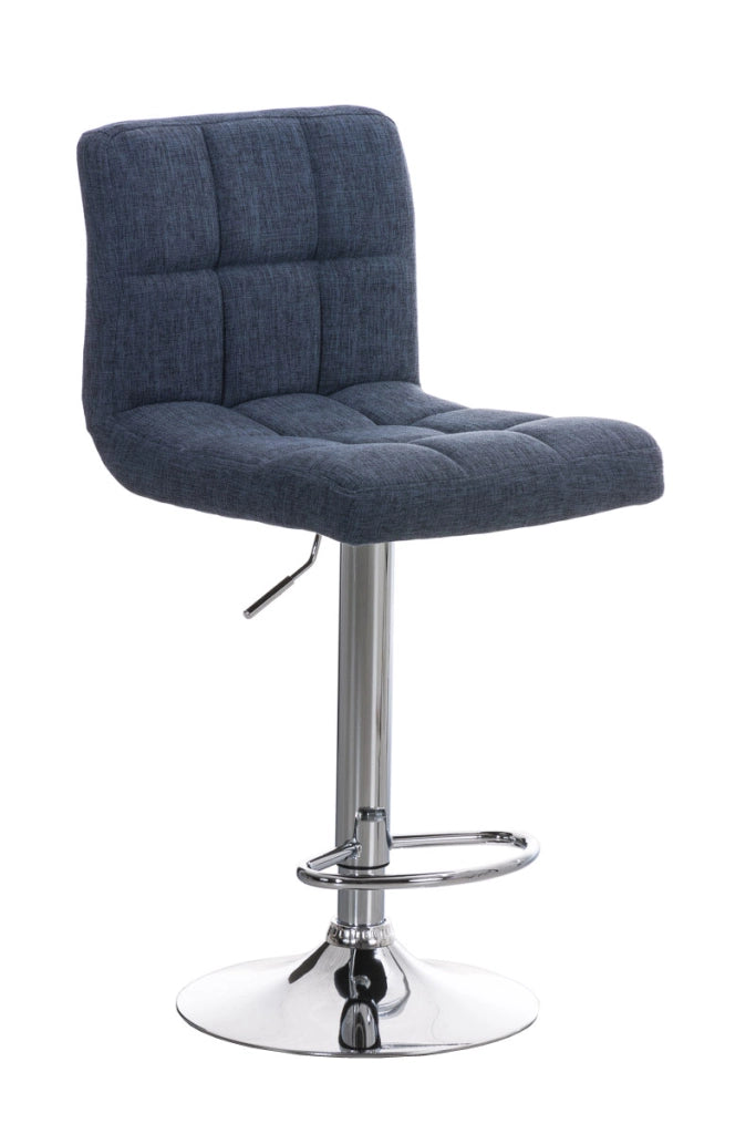 Sgabello Peru Stoffa blu