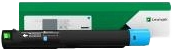 ORIGINAL Lexmark toner ciano 85D0HC0 CX930/CX931 ~16500 Seiten