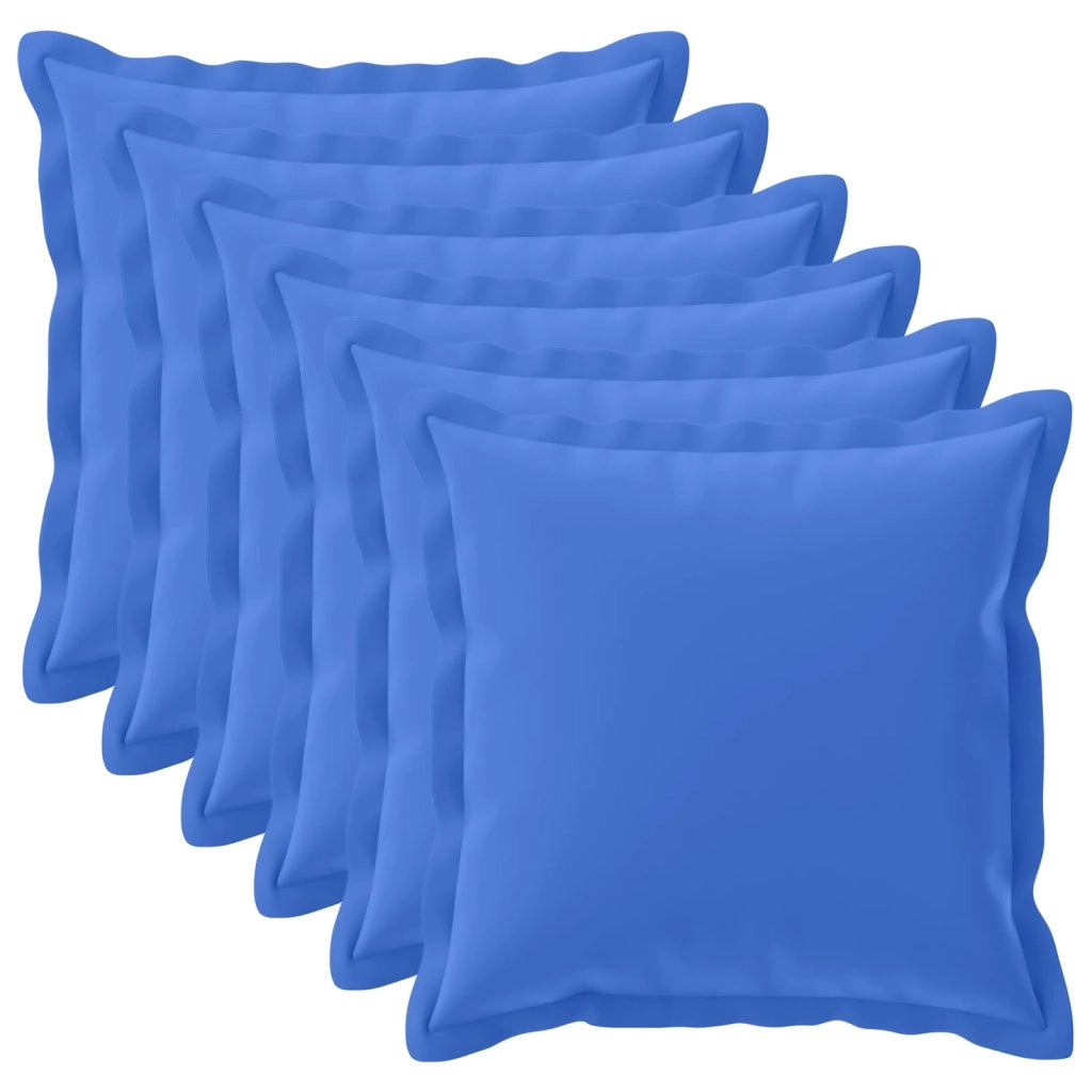 Federa 6 pcs HOUTEN Blu Reale 55 x 55 cm Poliestere 920494