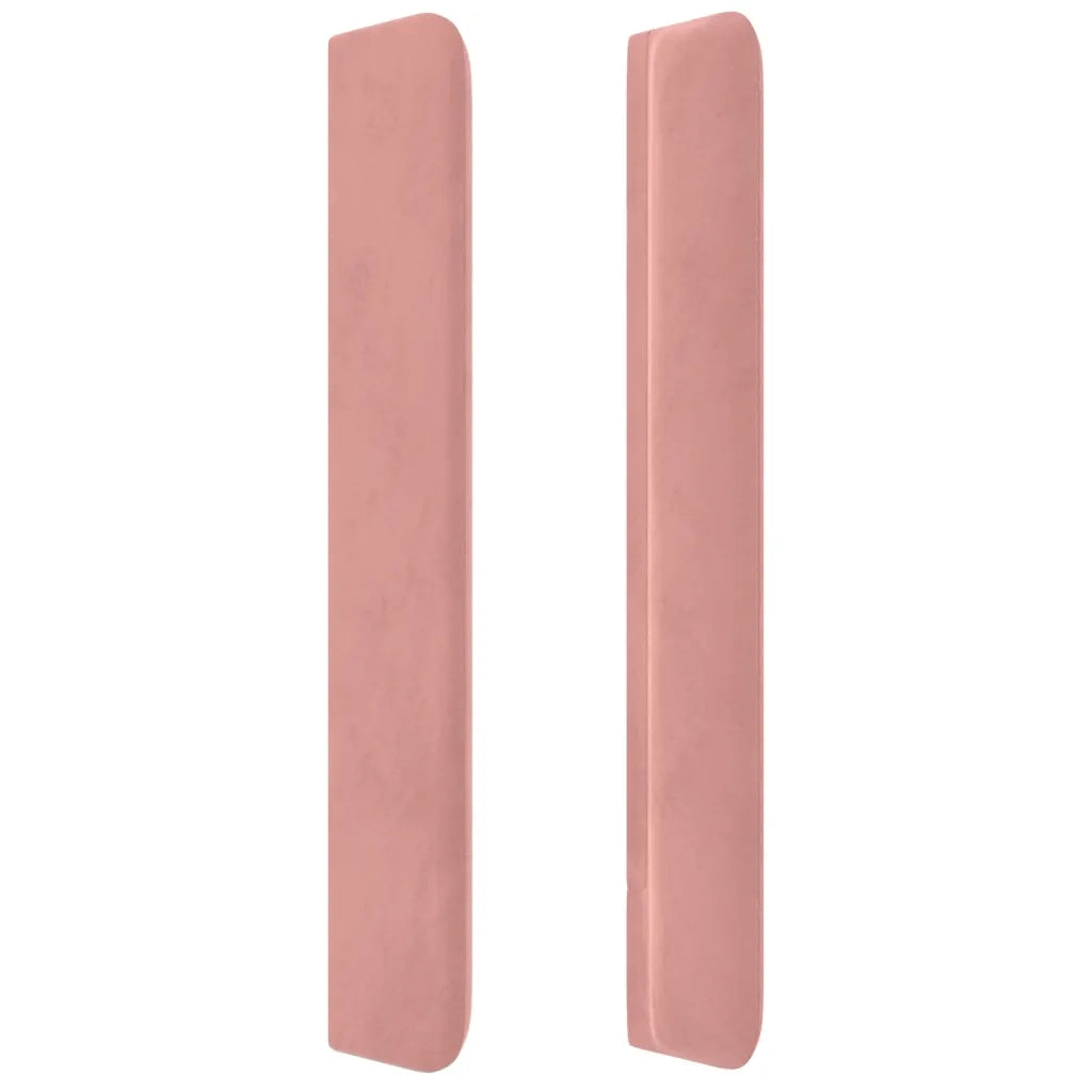 Testiera ad Orecchio Nera 83x16x118/128 cm in Velluto 3119853