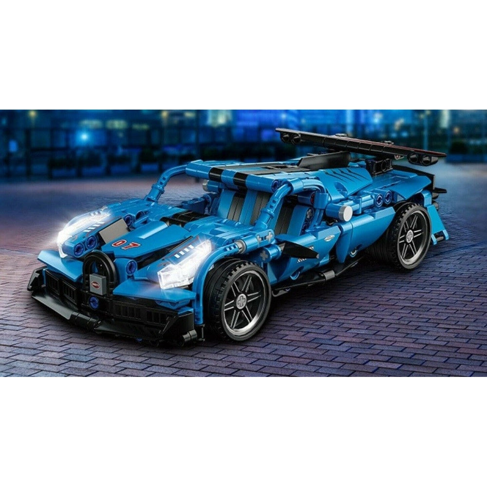 Trade Shop - Costruzioni Mattoncini 521 + Pezzi Auto Sportiva Compatibile Q-jm802 -