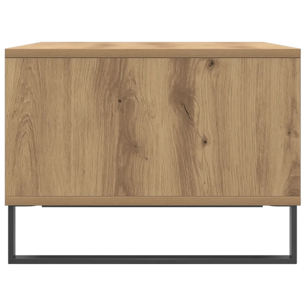vidaXL Tavolino da Salotto Rovere Artigianale 90x50x36,5 cm Truciolato