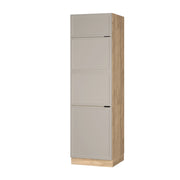 Vicco Mobiletto per frigorifero GrigioBeige 60 cm