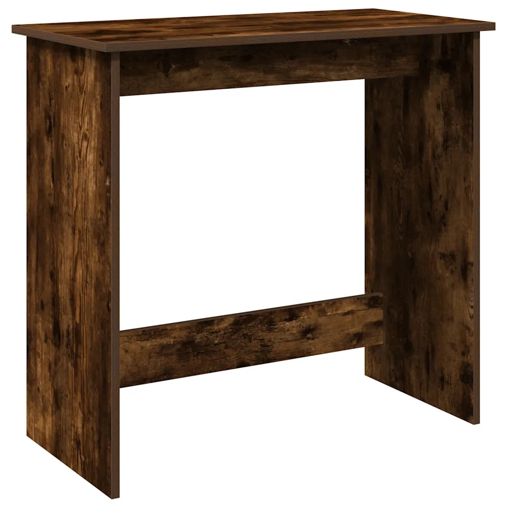 Scrivania Rovere Fumo 80x40x75 cm in Legno Multistrato