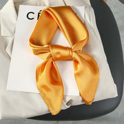 Nuova sciarpa da donna in seta stampata, stile coreano, sciarpa decorativa alla moda e versatile.
