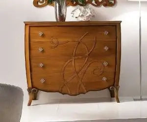 Comò arte povera mod Giorgia in legno color noce Bassano