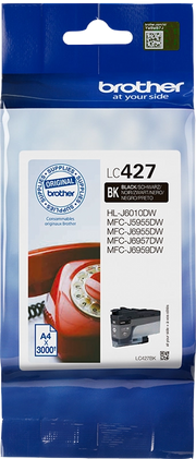 Brother LC-427BK cartuccia d'inchiostro 1 pz Originale Resa standard Nero
