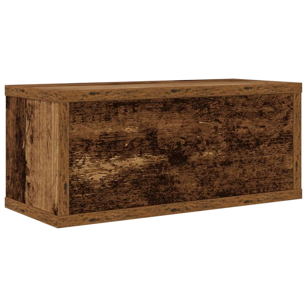 Rack per Stoccaggio CD 2 pz Legno antico 40 x 17 x 17 cm 8012725