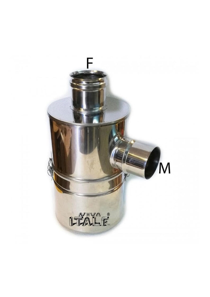ABBATTITORE FUMI AD ACQUA INOX AISI 304 D  8 CM- 1,0 pz