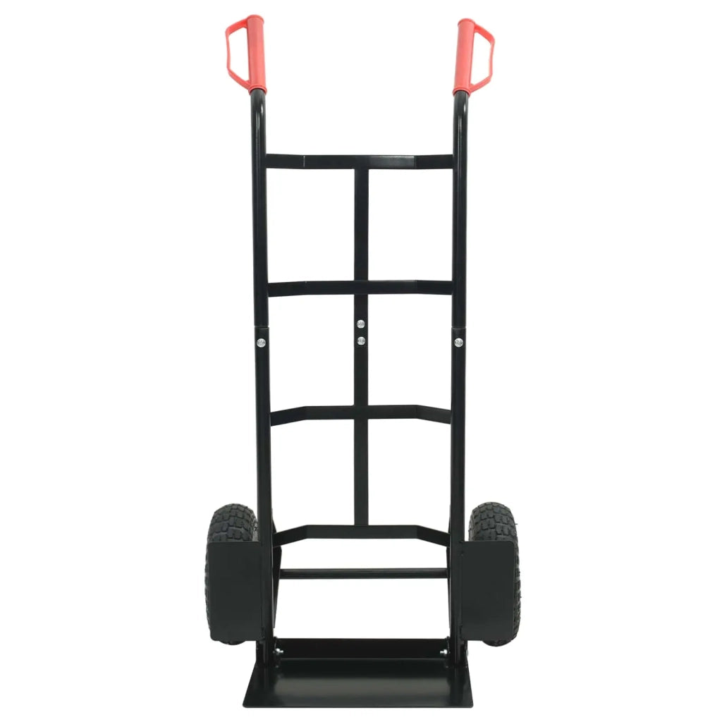 Carrello Pieghevole Estensibile Nero e Rosso 57 x 46 x 113 cm CFW6832211