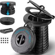 Camping toilet portatile - toilette da campeggio pieghevole - luce e igiene per escursioni - per uomini e donne - per campeggiare e escursioni