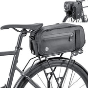 Borsa portabagagli 26 L impermeabile per portapacchi, borse da bicicletta multifunzionali, borse da sellino, borse da viaggio per bicicletta