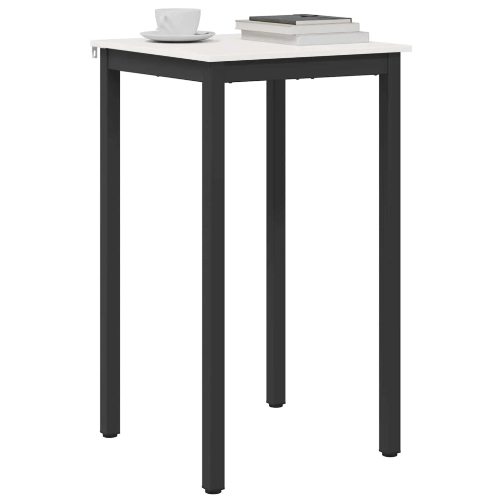Tavolo da bar Bianco 60 x 60 x 105 cm Pino massello 892798